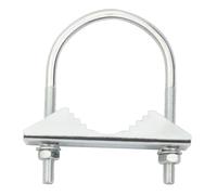 YIUPEDRFG Morsetto compatto per palo antenna Include accessori affidabili Ottimale per canne da pesca e installazione antenna Supporto per staffa di montaggio su palo Hardware per canne da pesca