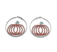 YIUPEDRFG Orecchini. Orecchini da donna personalizzati con cristalli, alla moda e mai fuori moda, perfetti come regali per il giorno, regali per Halloween, argento