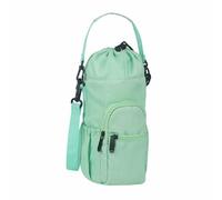 YIUPEDRFG Per Thermos Oxford Bottle Design multifunzionale a spalla, superficie, versatile, bottiglie, per i viaggi all'aperto, verde