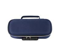 YIUPEDRFG Piccola scatola con serratura Astuccio per matite di latta sicuro per viaggio Astuccio per matite di grande capacità Astuccio per matite con serratura in tessuto, B