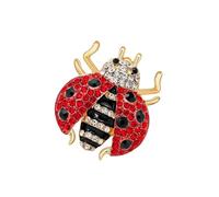 YIUPEDRFG Spilla alla moda con strass, spilla a forma di insetto, con animali meravigliosi, regalo favoloso per chi ama gli accessori, per bambini.