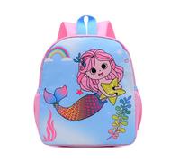 YIUPEDRFG Zaini per bambini con tracolla regolabile, pratico spazio per riporre gli oggetti, più divertenti, tracolla traspirante, zaini scolastici in fibra, Sirene