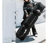 Yiustldd Borsa da Snowboard con Ruote per Viaggi Aerei, Borsa Portasci Doppia con Ruote di Grande capacità, Adatta A Uno O Due Set di Sci, Separazione tra Asciutto E Bagnato,A,174x36cm