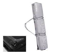Yiustldd Borse Portasci con Ruote per Viaggi Aerei, Borsa Porta Snowboard Imbottita Impermeabile Ad Alta capacità, Adatta A 2 Paia di Sci, Conserva E Trasporta Fino A 165 Cm,Grigio,165x36cm