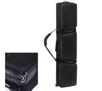 Yiustldd Borse Portasci Imbottite E Impermeabili con Ruote per Viaggi Aerei, Borsa da Snowboard di Grande capacità con 3 Tasche, può Contenere Due Sci Fino A 175 Cm,E,165x36cm