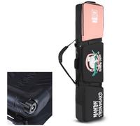 Yiustldd Borse Portasci Imbottite E Impermeabili con Ruote per Viaggi Aerei, Borsa da Snowboard di Grande capacità con 3 Tasche, può Contenere Due Sci Fino A 175 Cm,C,165x36cm