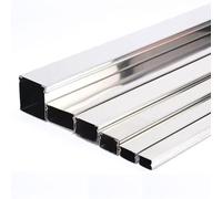 Yiustldd Canalina passacavi in Acciaio Inox 201, Protezione Cavi in Metallo per Pavimento, Robusta, Anti-calpestio, 1 m,80x40mm