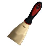 Yiustldd Spatola D'ottone, Raschietto Per Vernice Spesso 1,5 Mm Con Manico in Gomma, Raschietto Per Coltello Per Cartongesso Per Legno, Raschietto Per Carta Da Parati,60mm