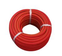Yiustldd Tubo Flessibile per Ossigeno E Acetilene, Tubo Flessibile per Doppia Torcia di Saldatura, Spessore 8 Mm Tubo Flessibile Ignifugo Ad Alta Pressione per Saldatura,Rosso,50 Meter