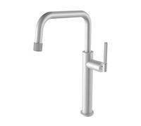 YIVELYYZG Rubinetto for lavabo Alto da Bagno, Rotazione a 360°, Rubinetto for lavabo in Ottone, Rubinetto for lavabo da appoggio, Rubinetto for lavabo a Foro Singolo, Grigio Pistola