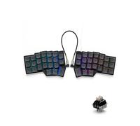 YIVU CORNE V4 Wired Split Tastiera Meccanica 40% Layout 3 * 6 Supporto ergonomico Ortogonale QMK/Vial Key Rimappatura personalizzata hot-swap RGB Gaming Keyboard Pre-Lubricated Linear Switch Smooth