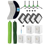 Yivy Ricambi per iRobot Roomba Combo j7+/ Combo j9+/ Combo 10 Max: 2 Spazzola Principale, 4 Spazzole Laterali, 4 Filtri HEPA, 5 Sacchetti, 4 Panni (Combo J7/J9/10 Max -21 Pcs)