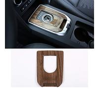 YIWANG - Mascherina in ABS per pannello del cambio interno dell'auto, 1 pezzo, accessorio per Discovery Sport 2015-2018 (Legno Noce Marrone)