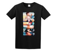 YIWEIXIANG BTS Graphic Cute Chibi Funny Mens Short Sleeve T Shirt Size XXL
