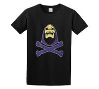 YIWEIXIANG He Man 80S Cartoon Skeletor Skeletor Skull Bones T-Shirt Graphic Tee Funny Shirt for Mens Size XL