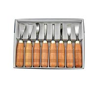 YIWENG 8 in 1 8 pezzi taerina per legno utensili per intao del legno strumento per la lavorazione del legno dettao scalpello set di strumenti multifunzione per la casa domestica