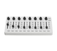 YIWENG Controller midi BT,Controllo MIDI Console di missaggio MIDI con 43 pulsanti 8 manopole 8 pulsanti Connessione BT Batteria/Alimentatore di tipo C Mixer controller MIDI USB per la maggior parte d