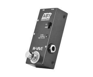 YIWENG Interruttore AB,ABY Selettore di linea AB Switch Mini pedale effetto per chitarra True Bypass Pedale per basso per chitarra AB Box - ABY Channel Switch