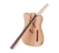 YIWENG Kit chitarra elettrica incompiuta fai-da-te Barile di chitarra Corpo di chitarra in legno vuoto Parti di ricambio Corpo in mogano Manico in legno di acero Tastiera in palissandro,corpo della ch