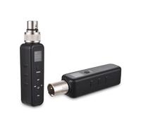 YIWENG Microfono cablato a Wireless Xlr Trasmettitore e ricevitore UHF Wireless Mic System per Mixer Audio Amplificatore Altoparlante Sincronizzazione automatica della frequenza all'avvio Doppia