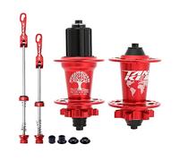 YIWENG per Bici Set di mozzi Anteriori e Posteriori per Mountain Bike per Bicicletta 32/36 Fori 6 Cuscinetti con sgancio rapido, per Mountain Bike