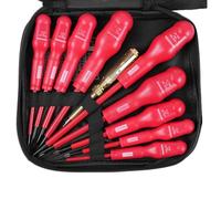 YIWENG Set di cacciaviti isolati Cacciavite da elettricista isolato da 1000 V con 4 cacciaviti Phillips e 5 cacciaviti a tao Manico scivolo Set di cacciaviti professionali premium tutto in