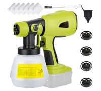 YIWENG Sostituzione dello spruzzatore di vernice senza fili per DEWALT, batteria max 20V, spruzzatore di vernice elettrico portatile con contenitore da 1000 ml per interni ed esterni di