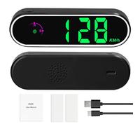 YIWENG Tachimetro digitale GPS con display headup per auto con display a LED colorato, orologio e funzione bussola, allarme di velocità eccessiva per camion, SUV, camper