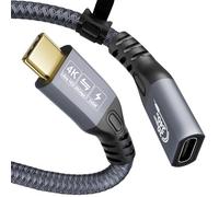 YIWENTEC Cavo USB C a USB C 3.2 maschio Female Gen2 ¡Á 2 Type C Charging Cable, 20 Gbps Data Transfer, 240 W 48 V/5 A Fast Charging Cable, 4K @ 60Hz Video Transfer (straight, 3M)