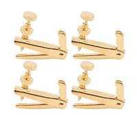 YIWEOG 4 PCS Violino Sintonizzatori per 4/4-3/4 Violino in Lega di Stringa Regolatore Anti Rust Violino Parti