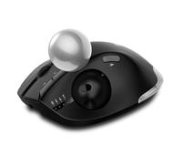 YIWEOG F-33 Trackball Mouse Wireless Tripla Modalità BT per Graphic Designer Professionale 2D/3D Disegno CAD Cross-Screen PS RGB con Angolo del Mouse Regolabile Programmabile