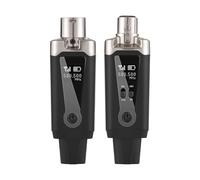 YIWEOG Microfono Trasmettitore e Ricevitore Wireless XLR microfonico Wireless UHF per Mixer Audio Chitarra elettrica Basso modalità Regolabili 16 canali Trasmettitori e ricevitori per microfoni