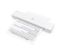 YIWEOG MT800Q A4 Stampante a Trasferimento Termico Portatile Wireless e Connessione USB con Computer Portatile per Ufficio Scuola Stampante da Viaggio in Auto con Rotolo di Nastro 1pc Compatibile con