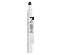 YIWEOG Puntatore Laser Wireless per presentazioni con Penna Stilo telescopica per Touchscreen RF2.4G Penna clicker con Telecomando per PowerPoint PPT con Display Digitale Compatibile con sistemi