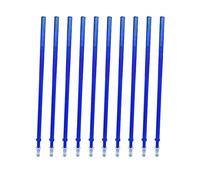 YIWEOG Ricariche per penna gel cancellabile con inchiostro blu da 10 pezzi Ricariche per penna gel di ricambio 0,5 mm Punta fine Ricariche per penne cancellabili Ufficio Scuola di scrittura Articoli