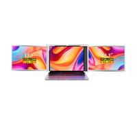 YIWEOG Schermo di espansione per laptop da 13,3 pollici Monitor portatile a tre schermi FHD con 1 cavo per 2 display per Windows, MacOS per laptop da 13,3-16,5 pollici