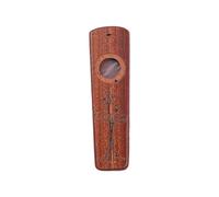 YIWEOG Strumenti Musicali Kazoo in Legno Chitarra Ukulele Regalo di accompagnamento per Principianti di Musica per Adulti Interessante Festa di Carnevale Spettacolo Kazoo con Pellicola sostituibile a