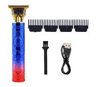 YIWEOG Tagliacapelli a colori sfumati per uomo Tagliacapelli professionale senza fili Kit per toelettatura Strumento per tagliare i capelli per re Regalo da uomo per bambini