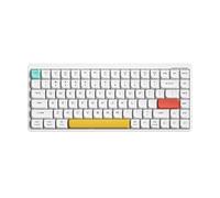 YIWEOG Tastiera wireless dual-mode 2.4G+BT5.0 Tastiera K84 Tastiera ad asse basso 26 tasti Nessun conflitto Design trendy con cappuccio rotondo basso Supporto batteria ad alta capacità Mac