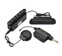 YIWEOG WR2 Wireless & Resonance Acoustic Soundhole Pickup Pickup a Vibrazione Wireless Pick-up del Suono Effetti di delay/Riverbero/Chorus