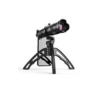 yIXAGLPU Obiettivo zoom telescopico 28x, monoculare, treppiede portatile per selfie e altri smartphone, adatto per viaggi e sport