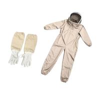 YIXANNX Abbigliamento da apicoltura con guanti Costume da apicoltore di sicurezza ventilato professionale Attrezzatura protettiva traspirante , l