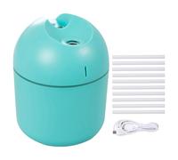 YIXANNX Camera da letto Luce notturna Umidificatore USB Baby Dual Mode 250ml Diffusore d'aria Nebulizzatore Ufficio Mini Atomizzatore personale, 10 bastoncini verdi