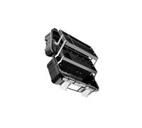 YIXANNX Cassetta portautensili Portatile, Impermeabile, Organizer affidabile per riparazioni di Emergenza in Case e Veicoli, Organizer Pieghevole a 3 Strati con Serratura