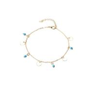 YIXANNX Cavigliera alla Moda Gioielli alla Moda Boho Decor Oro Argento Stile Boemo Gioielli per Piedi Accessori da Spiaggia Cavigliere da Donna