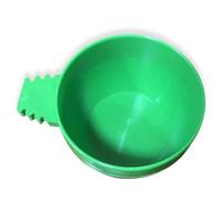 YIXANNX Ciotole per animali domestici Riutilizzabili Lavabili Clip-On Mangiatoia per uccelli Vassoio per semi Dispenser per piccoli animali Bicchieri Accessori, Grande