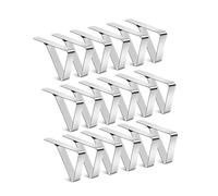 YIXANNX Clip per tovaglia triangolare - Supporto resistente alla ruggine per tovaglie da picnic all'aperto non ha paura del vento che soffia, 18 pollici