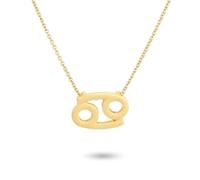 YIXANNX Collana dell'amicizia a tema costellazione Ins regolabile Squisito accessorio di moda resistente alla ruggine, Oro cancro