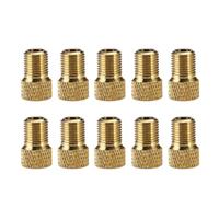 YIXANNX Confezione da 10 accessori per biciclette da Presta a Per Schrader Convertitore di valvole di manutenzione dello strumento conversione dell'adattatore della valvola risparmio, 10 pezzi