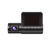 YIXANNX Dash Cam con registratore per auto di facile installazione anteriore e posteriore con telecamera ABS per notturna a infrarossi 1080P per auto, M80